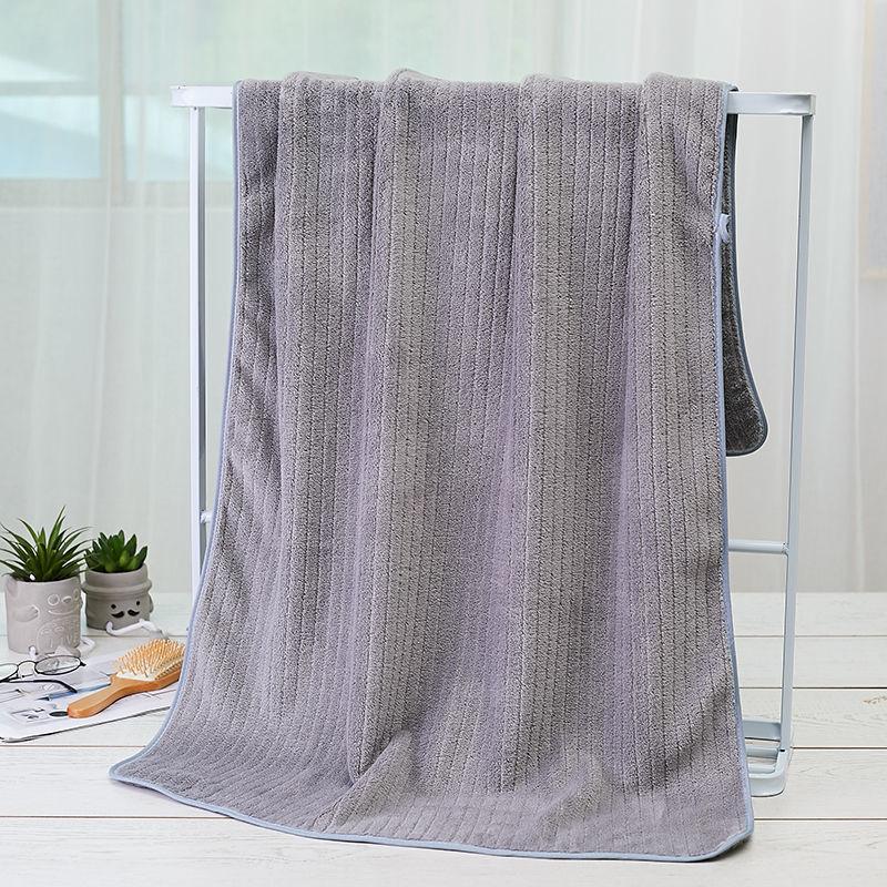 Extra Large Bath Towel, Thickened Cloud-feel Cotton Coral Fleece, Absorbent, Lint-free, Soft Bath Wrap