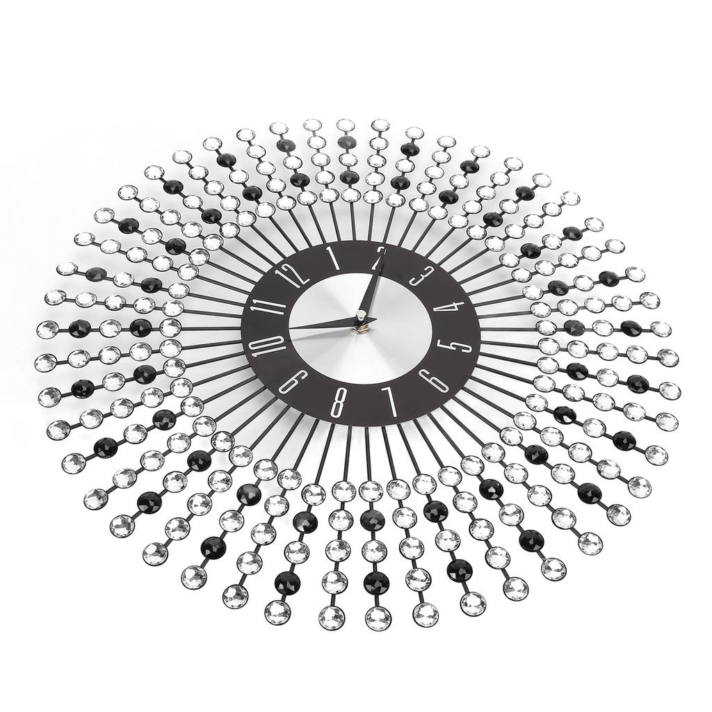 Schmiedeeisen Vintage Wanduhr Stumm Nicht tickend Hängeuhr für Zuhause Büro Klassenzimmer