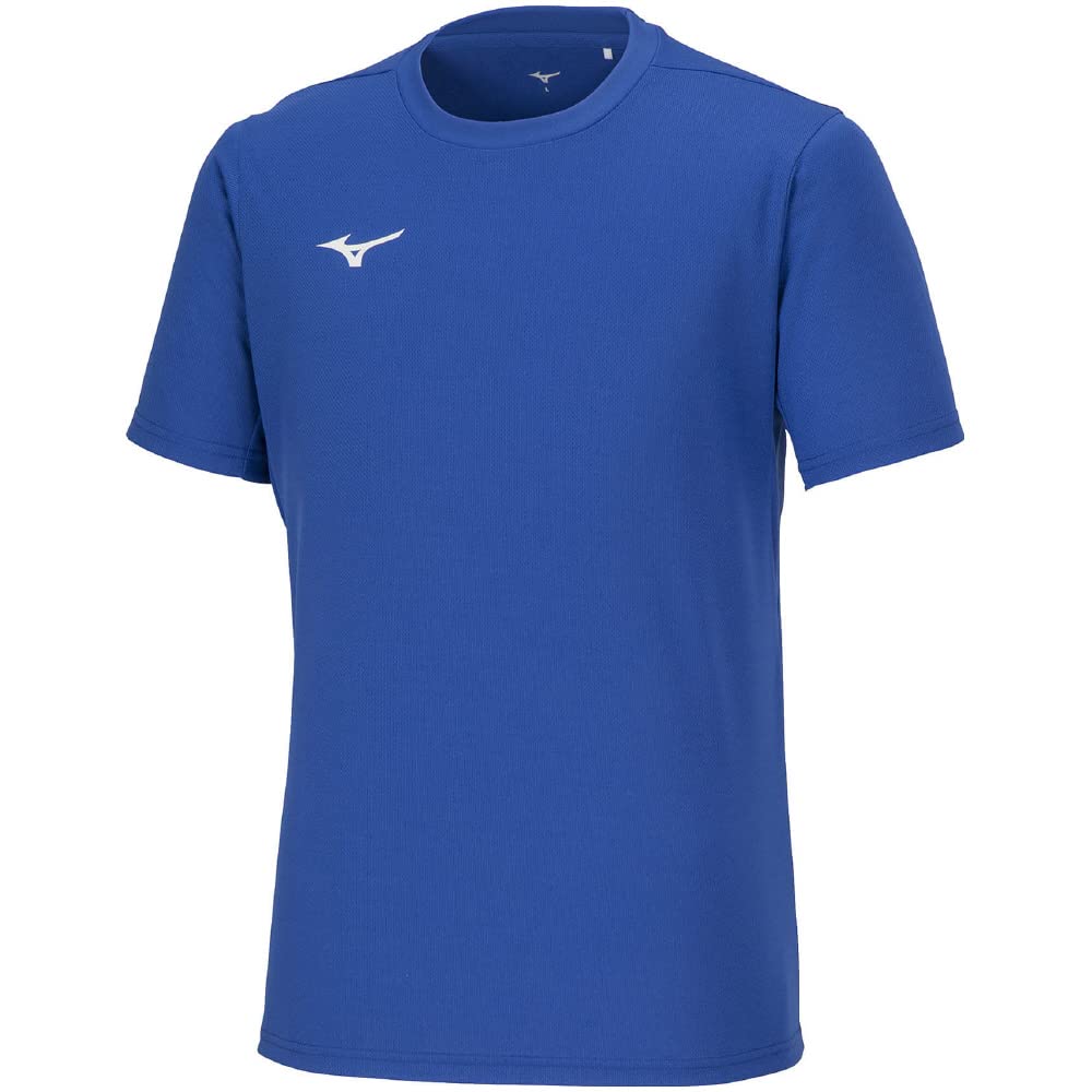 Mizuno Training Wear Short Sleeve T-Shirt, Moisture-Wicking, Quick-Drying, 32MAA156, Surf Blue, XL