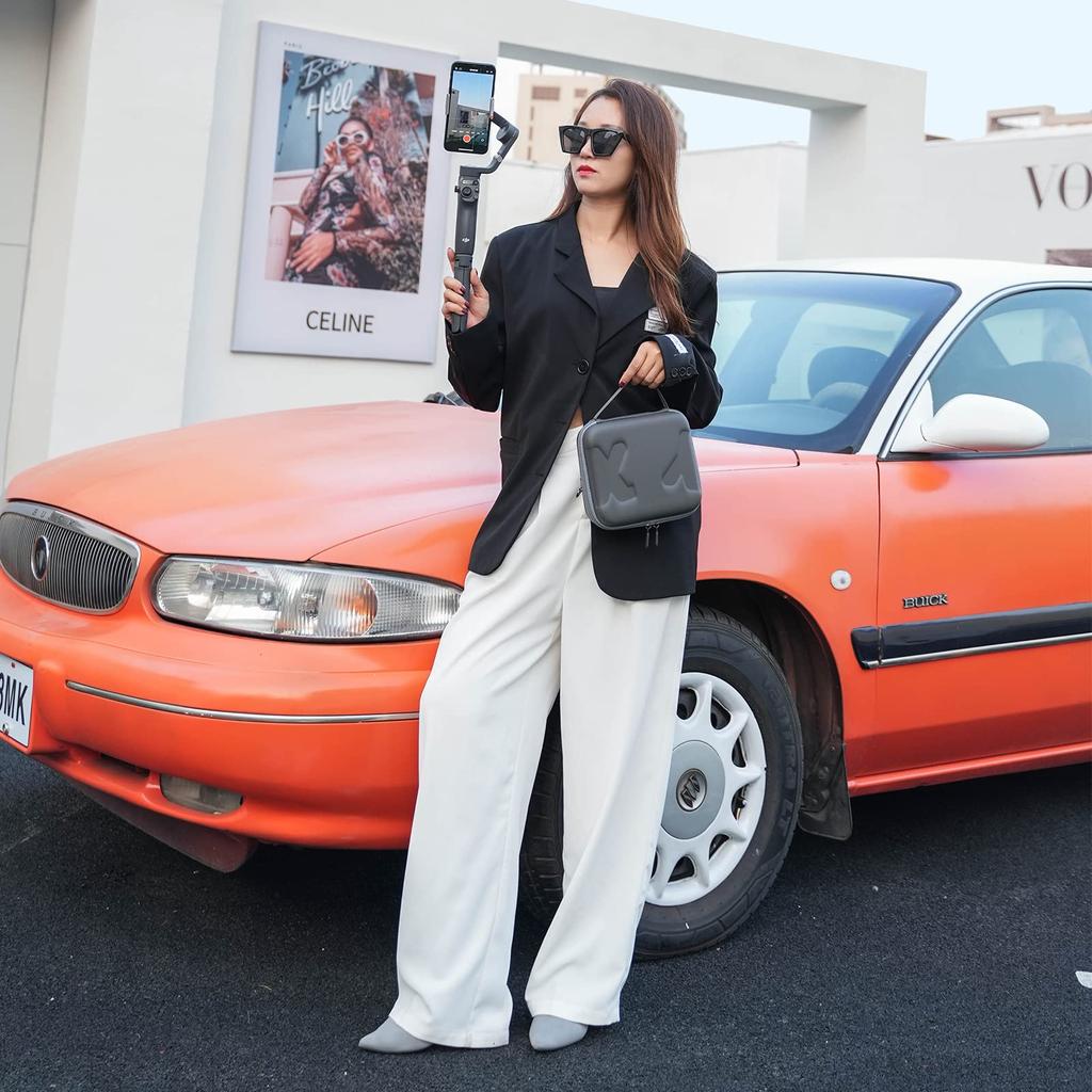 Reisetasche für DJI OM 6 – Tragbare Aufbewahrungstasche, Hartschalen-Tragetasche, passend für DJI Osmo Mobile 6, Zubehör-Organizer-Tasche