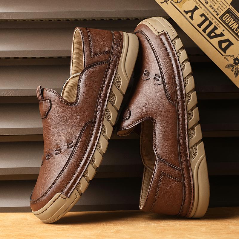 Fashion Comfy Driving Casual Flats Fashion Style Men's Loafers Fashion Outdoor Lazy Shoes Slip on Male Driving Shoes Handmade Moccasins