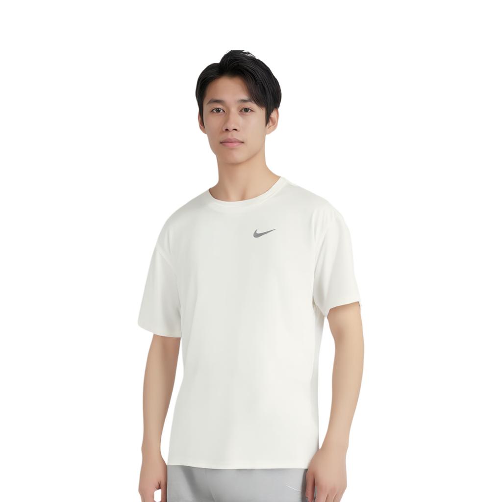 Nike T Shirts Men's White Crew Neck Moderate Straight Fit BV0644-100