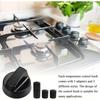 4 Pack Universal Replacement Control Knobs With 12 Adapters For Kitchen Oven Stove Range Durable Knob Set Kitchen Appliances