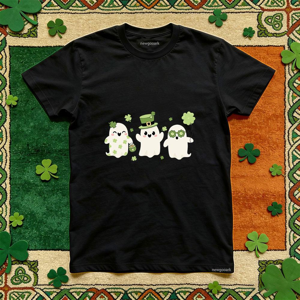 St Patricks Day lucky Irish green t shirt Unisex cotton Casual festival graphic t shirts Adult Party tee festival Shortsleev