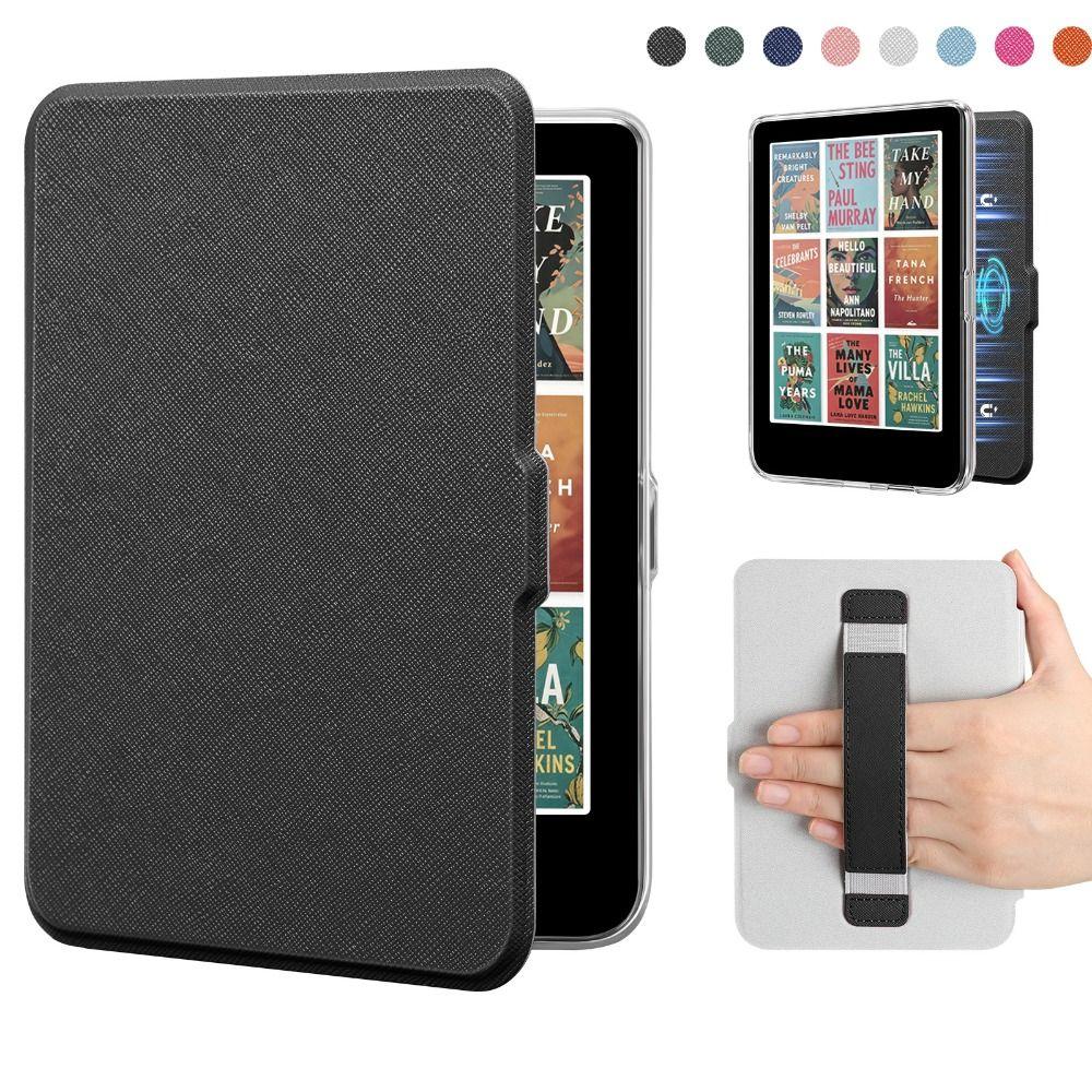Auto Wake/Sleep Case Snap-on Protective Shell e-Reader Cover for KOBO Clara Color/2E/BW 6 inch