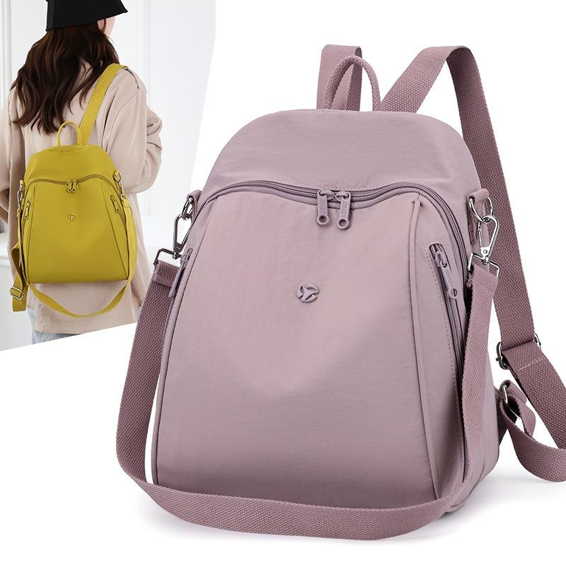 Simple Oxford cloth backpack women's new small backpack casual personality fashion nylon schoolbag
