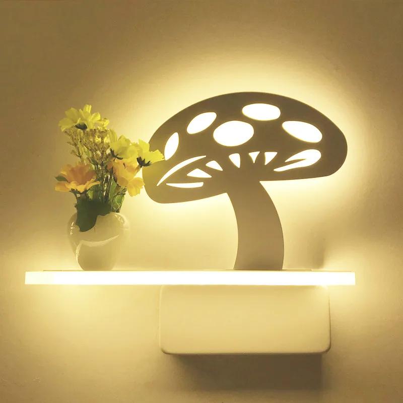 Modern Simple Warm Bedroom Bedside LED Lamp Creative Living Room Corridor Decorative Children's Led Wall Light  ZM1024