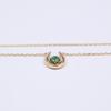 STAR JEWELRY [Excellent Condition] 2JN1070 K10 HORSESHOE EMERALD NECKLACE Horseshoe Emerald Necklace Yellow GoldUsed