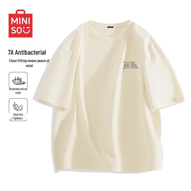 MINISO Men s 7A Antibacterial Cooling T-Shirt L