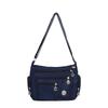 Women's Waterproof Nylon Crossbody Bag with Multiple Pockets