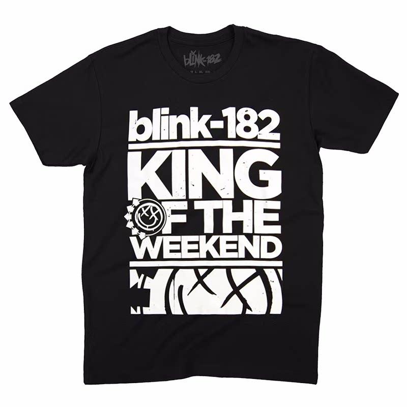 New Blink 182 - The Smiling Punk Rabbit Graffiti Rabbit Illustration - American Retro High Street Vintage Streetwear T-shirt
