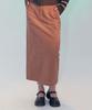 DELICCENT Straight Long Skirt [Indie Pink]