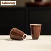 HOYIHM 11ml Xiangfei Porcelain Teacup Retro Tea Bowl Set of Cups Tea-tasting Smelling Cup Chazhan Master Cups Teaware Collection