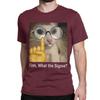 Erm What The Sigma T Shirt Men Women Pure Cotton Awesome TShirt Round Neck Funny Meme Cat Tees Short Sleeve Tops Classic