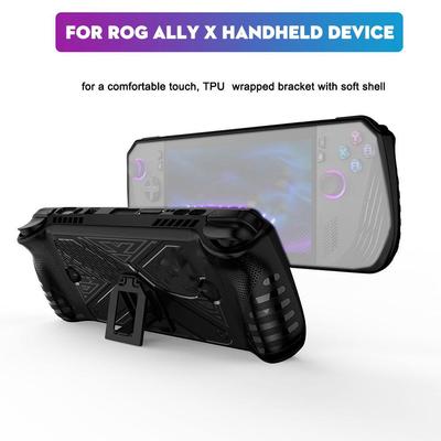 Για ASUS ROG Ally X Προστατευτική Θήκη Με Σταντ TPU Σιλικόνη Μαλακό Κάλυμμα Κέλυφος Όλα Συμπεριλαμβανόμενα Θήκη Μανίκι Για ROG Ally X Κάλυμμα