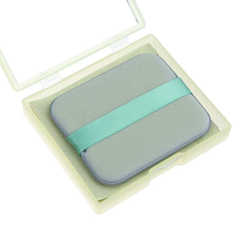 100 Stück Bambus Löschpapier mit Spiegel & Make-up Puderquaste Erfrischende Tragbare Ölkontroll-Werkzeugsatz Gesicht Ölabsorbierende Blätter Pflege