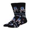 Unisex Malerei Stil Astronaut Mann Socken Baumwolle Harajuku Bunt Vollsocken Damen Weltraum Streetwear 1 Paar Größe 38-46