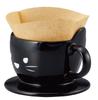 SANART Cute Tableware [Cat Kitchen Utensils] Black Cat Coffee Dripper Diameter 13.5cm Black SAN2542-2