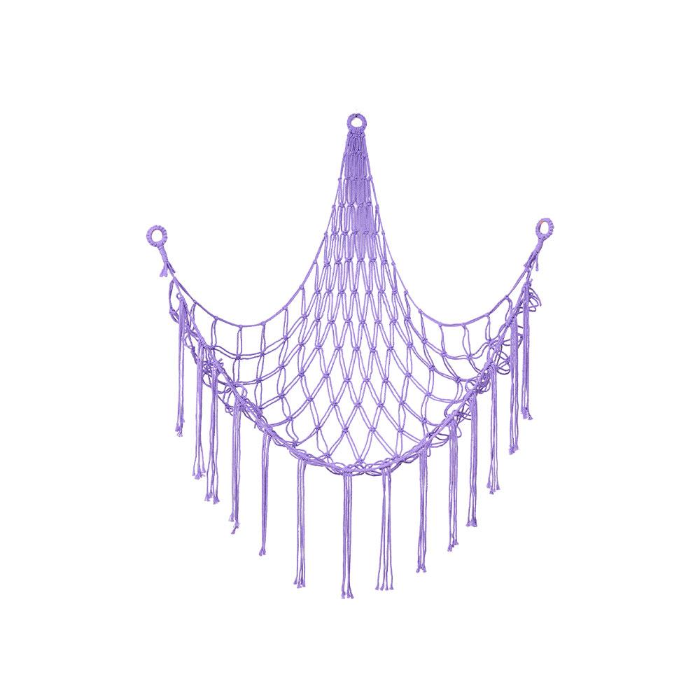 1Pc Toy Hammocks Wall Corner Hanging Storage Net Organizer Woven Kids Stuffed Mesh Hammock Baby Animal Rope Hammock Bag Cotton