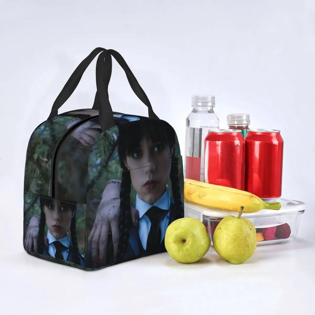 Insulated Lunch Bags for Camping Travel Comedy Horror TV Leakproof Thermal Cooler Lunch Box Women Children