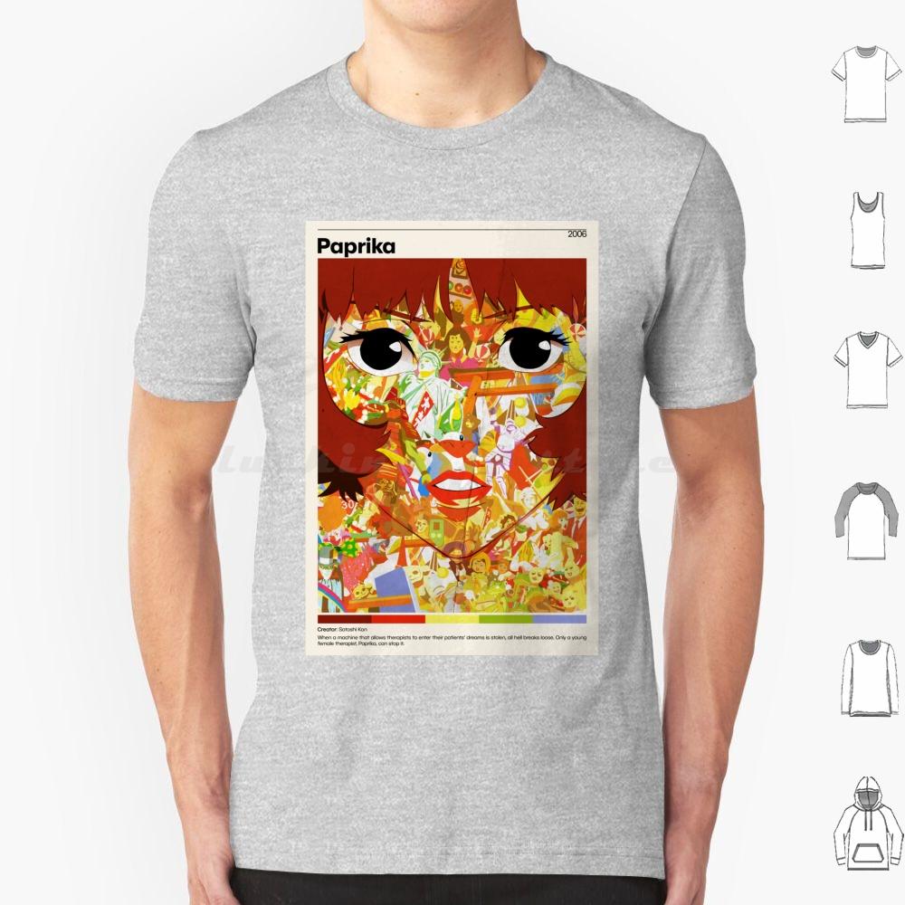 Paprika Anime Poster Print Poster T Shirt Big Size 100 Cotton Anime Paprika Film Manga Japan Movie Satoshi Kon Perfect Blue