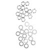 G3Celsius8 Female Thread Nuts Metal Washer Kit Instrument   Fasteners for Electric Guitar Bass