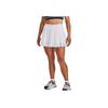 Under Armour Solid Pleated Sports Casual Skirt Women skirts White 1382401-100