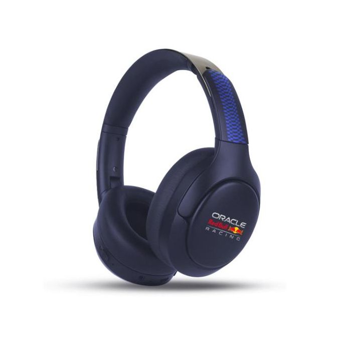 Casque Bluetooth Red Bull Racing ORACLE HP 110 ANC – Over-Ear Pliable, 40 Mm, 112 dB, ANC, 35h Autonomie, Bleu Foncé