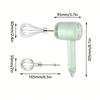 USB Wiederaufladbarer MINI Haushalt Akku Elektrischer Handmixer, Handrührgerät mit 2 Abnehmbaren Rührbesen