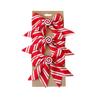 Gift Packaging Bow Festive Christmas Bow Xmas Tree Hanging Pendant Charming Candy Red White Christmas Bow For Christmas Office