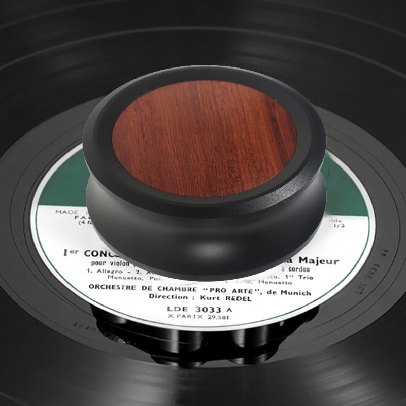 Aluminium Holz Plattenspieler Ausbalancierter Klemme Scheibenstabilisator 76mm Durchmesser Platten Gewicht Plattenspieler Zubehör