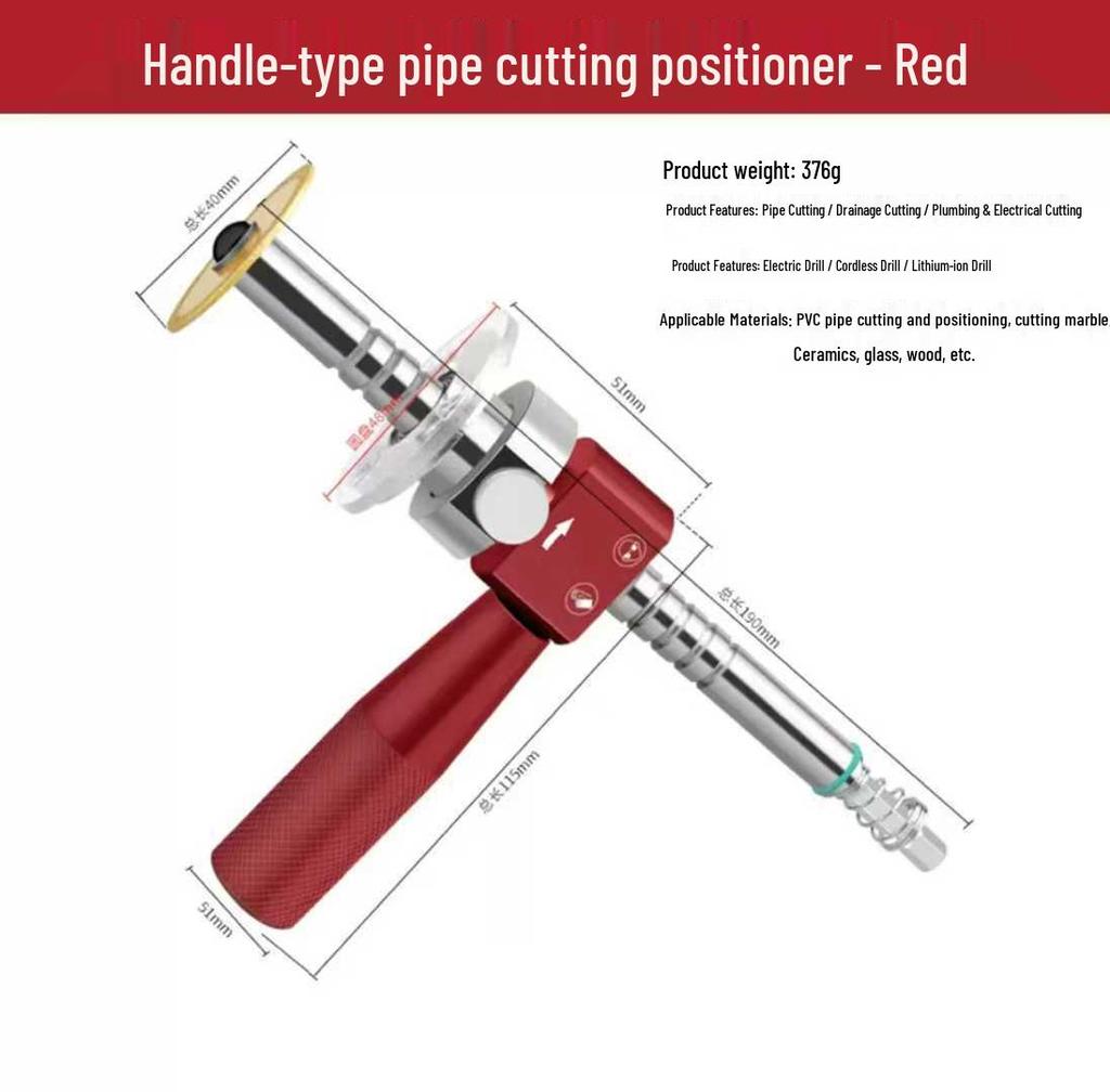 Adjustable Connector for Cutting Pipe Inner Walls in Tight Spaces, Mini Saw Blade Tool