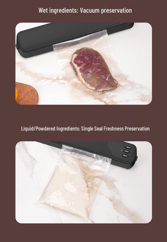 Household Automatic Vacuum Sealer for Tea and Food Preservation