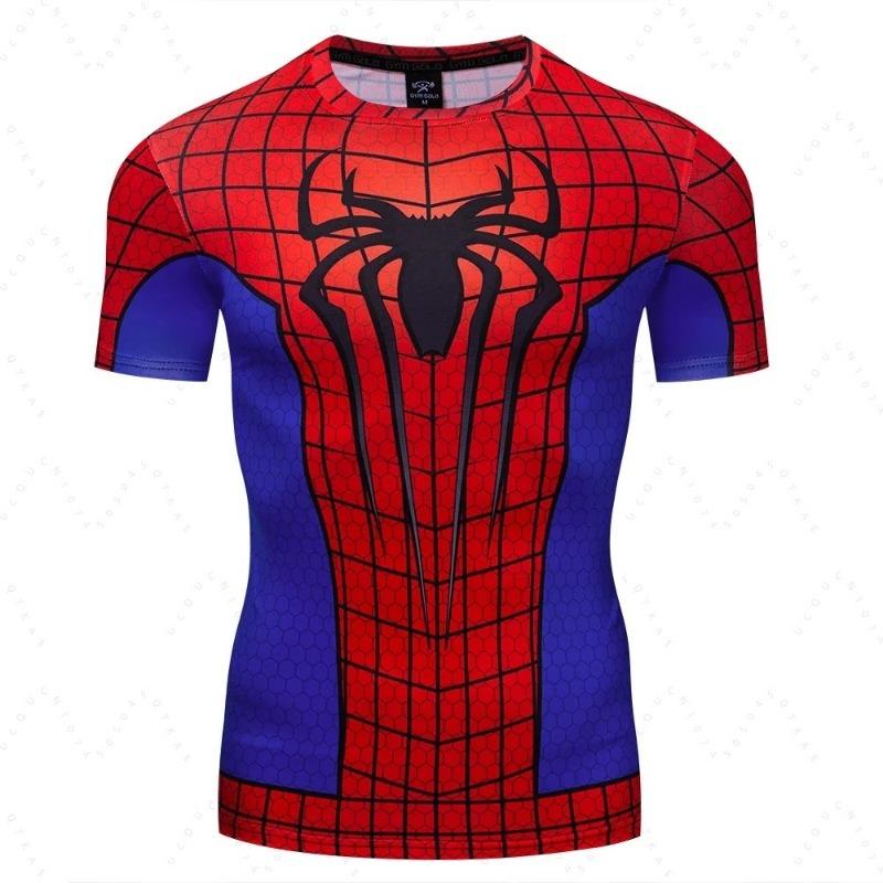 2026 Summer Children's T-shirt - Marvel Spider-Man 3D Print - Sporty and Casual, Breathable and Sweat-Wicking Short Sleeve