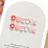 12Pcs/set Flowers Children False Nails Love Heart Kids Fake Nail Extension  Kids Toys