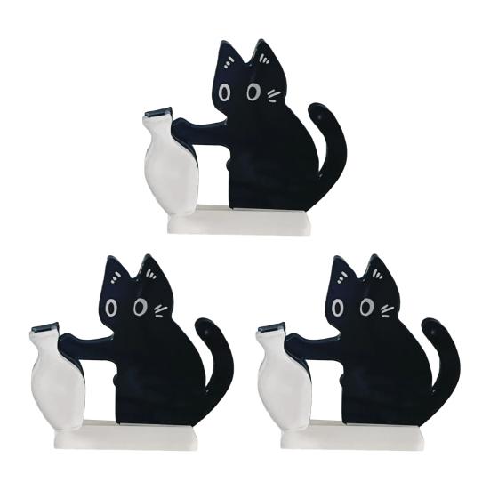 3/4/5/6Pcs Cat Whiskers Holder Refrigerator Magnet Cats Hair Miniature Vase Collector Container Pet Memorial Keepsake Decoration