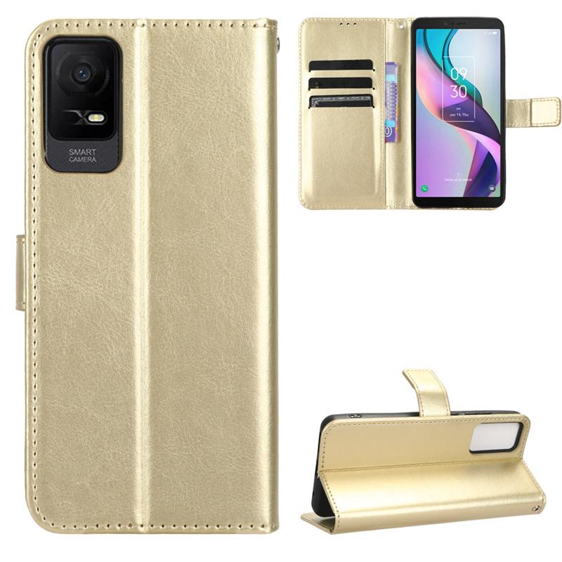 Leather Flip Case for TCL Ion X V Ion Z Stylus 5G Protective Cover Wallet Card Slot Kickstand Shockproof Holder Business Full Protection Cover