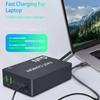 6 Port Tablet USB PD QC3.0 Chargers Station Desktop GaN Fast Charging For Smartphone Pad Laptop For Home Office Quick Chargers