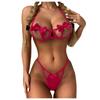 New Sexy Fashion Lace Lingerie Underwear Sleepwear Steel Ring Pajamas Garter