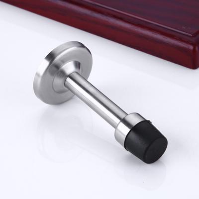 75-150mm Door Stopper Wall-mounted Anti-collision Rubber Two Installation Methods Punch-free Door Stopping Holder