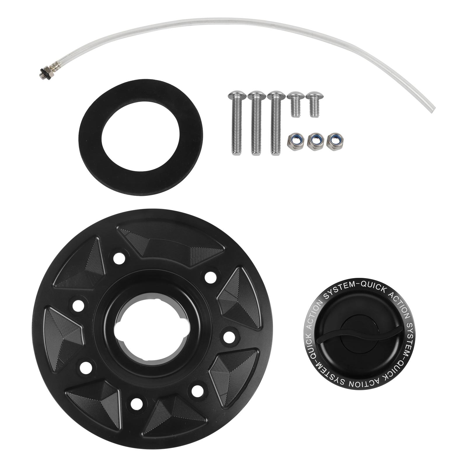 

Для Kawasaki NINJA 250 400 650 Z650 Z900 ZX-6R / 636 Versys-X 300 Keyless Racing Quick Release Tank Caps Case Gas Cover