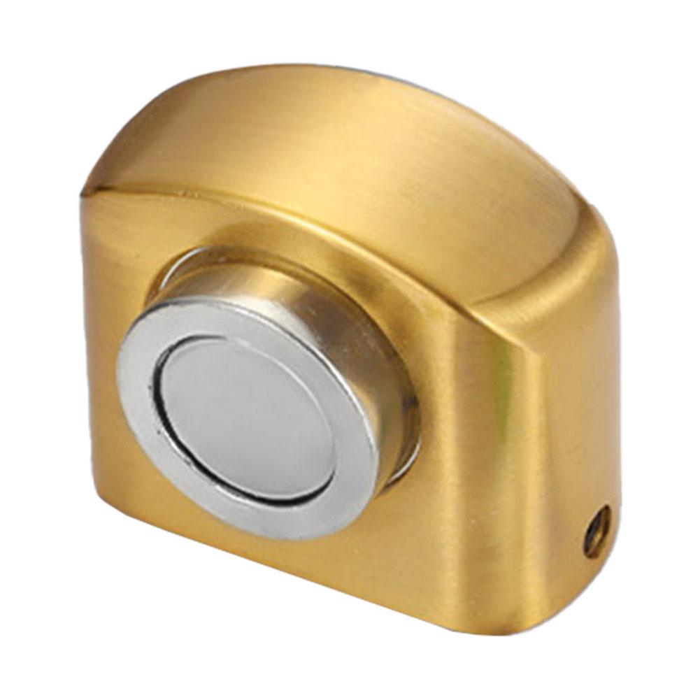 Nopunch Magnetic Door Suction Stopper Zinc Alloy Doorstop for Reliable Shock Absorption and Collision Prevention