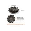 Incense Burner, Incense Holder for Sticks,Metal Lotus Incense Stick Holder and Detachable Ash Catcher