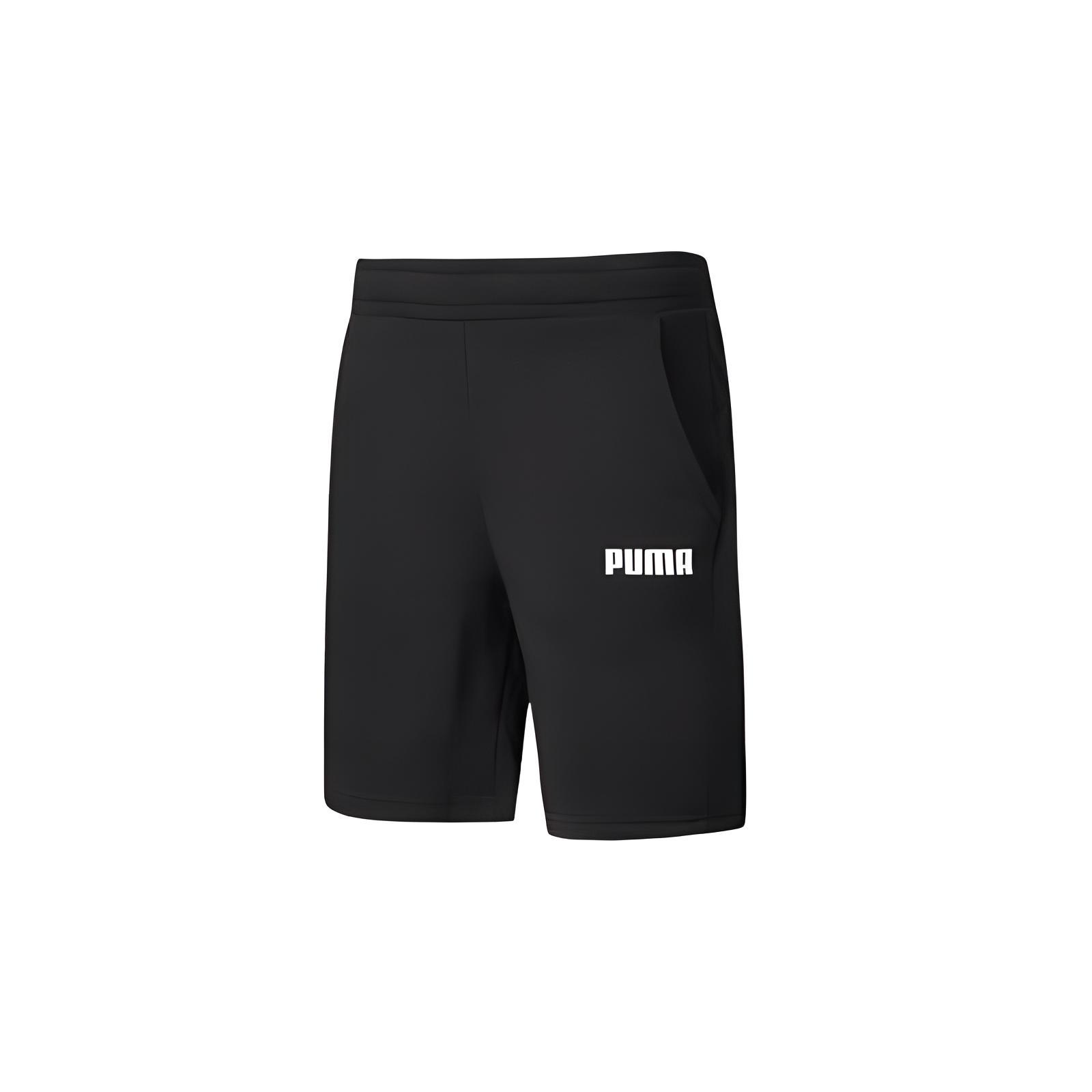 PUMA Solid Casual Shorts Black Men s 581902-01 S
