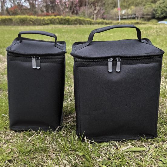 Camping Lantern Gas Tank Storage Bag with Zipper Soft Lining Large Capacity Portable Gas Tank Container Carrying Bag