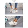 New Women's Sportswear Shoes Platform Wedge Heel Large Size Lace-Up Breathable Women's Sneakers