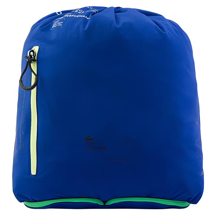 

Lacoste Fashion Casual Drawstring Closure Nylon Backpack Medium Unisex backpack Blue NU3802UH-J77 Blue,Medium