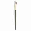 Half Fan Shape Nose Shadow Brush Angled Makeup Brush Soft Bristles Nose Contour Brush for Beginners Professional Beige