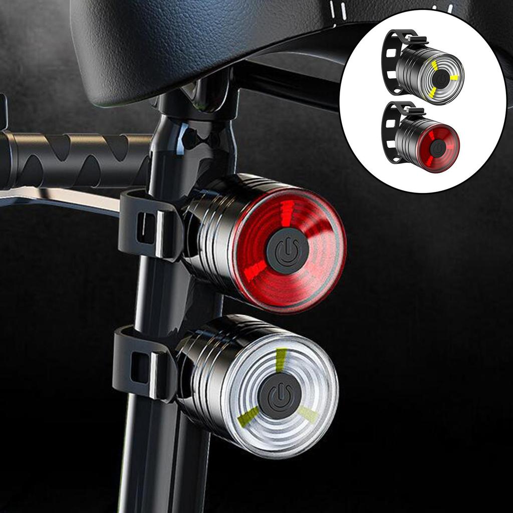 Bike Lights Front and Back, Warning Lights, Commuting/Road Cycling Headlight and Easy