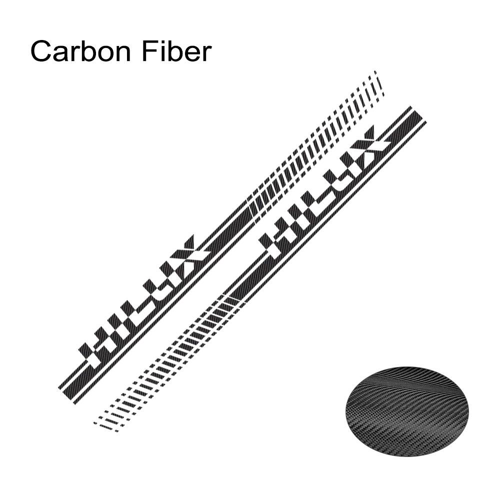 For Toyota Hilux Vigo Revo Pickup Door Side Stripes Sticker Truck Graphics Vinyl Decor Covers Car Decals Auto Tuning Accessories